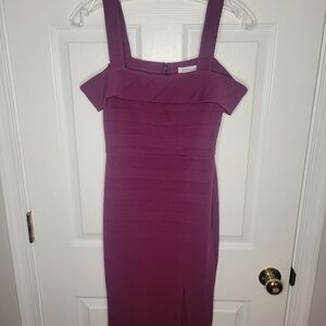 BCBGeneration Purple Midi Dress